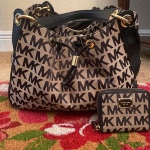 Michael Kors purse with wallet